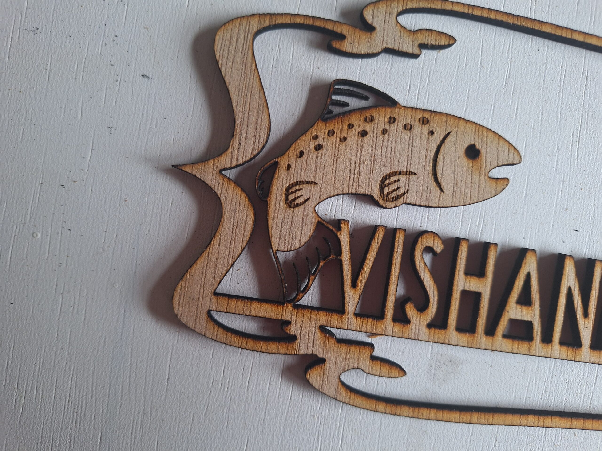 Vishandel close up